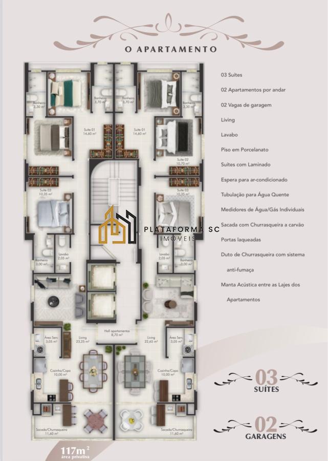 Apartamento à venda com 3 quartos, 177m² - Foto 16