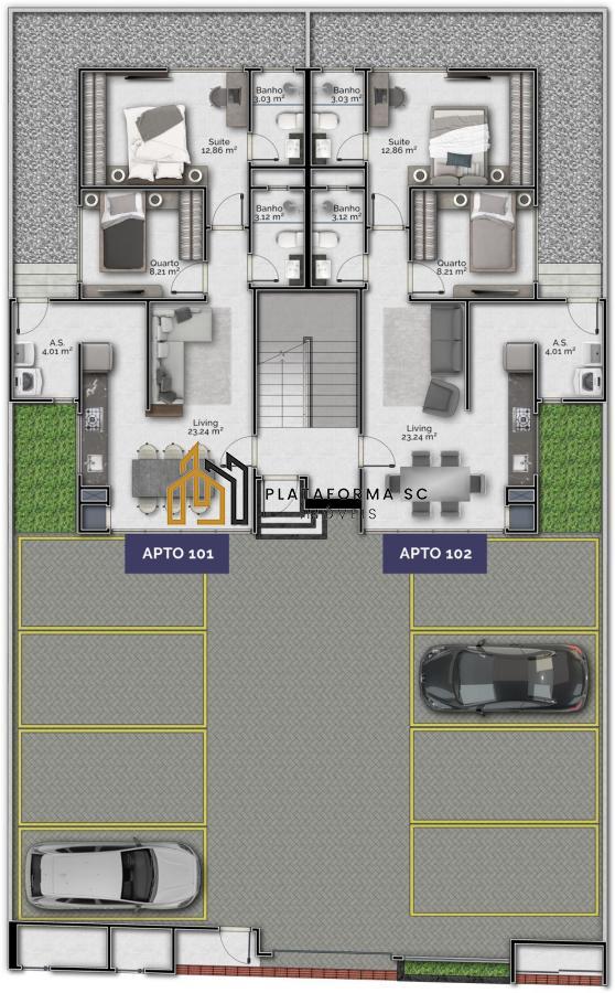 Apartamento à venda com 2 quartos, 62m² - Foto 6