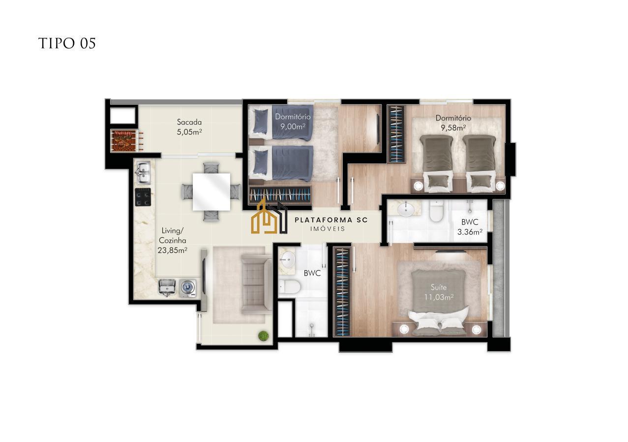 Apartamento à venda com 3 quartos, 70m² - Foto 31