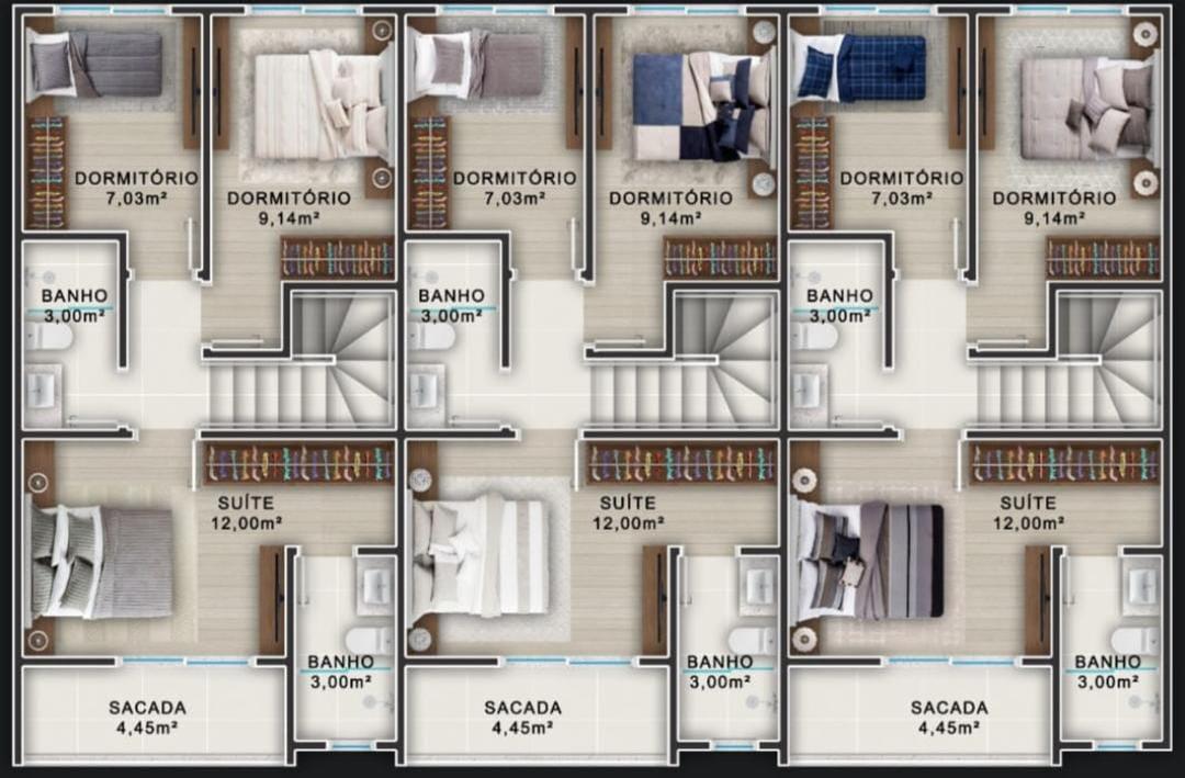 Sobrado à venda com 3 quartos, 90m² - Foto 3