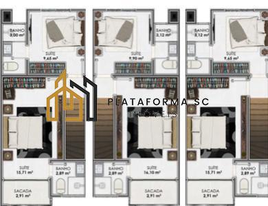 Sobrado à venda com 2 quartos, 86m² - Foto 3